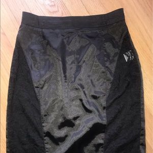 Charlotte Russe satin skirt